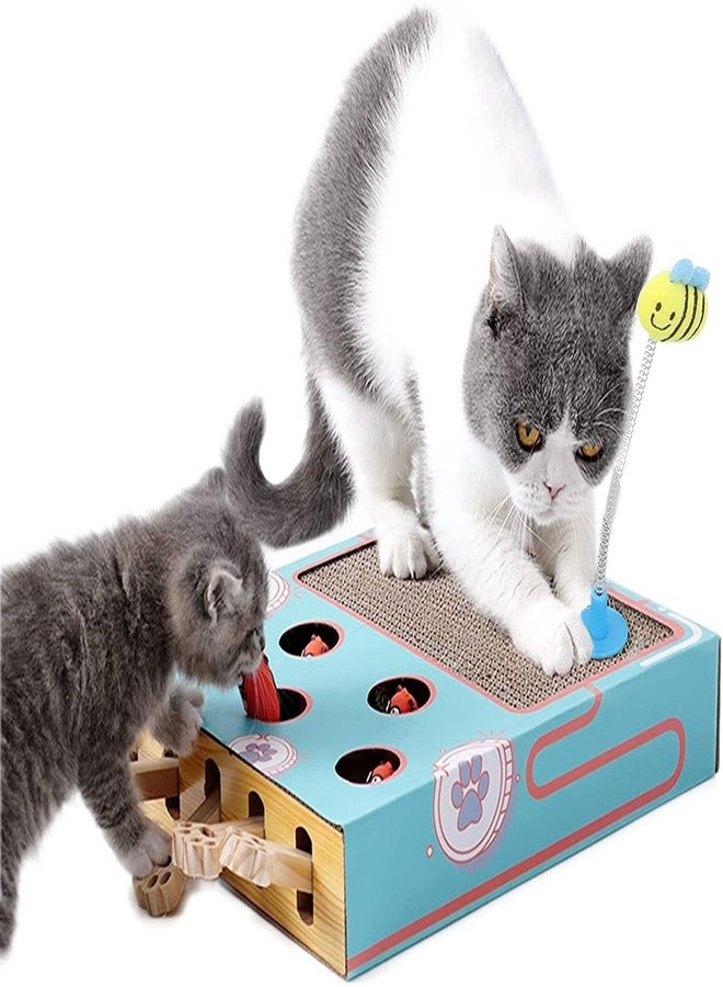 Kartfury Cat Scratcher Cardboard, Cat Scratching, Cat Scratch Pad Corrugated Scratching Bed Interactive Toy - Image 1